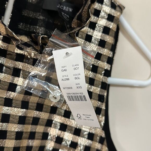 NWT J. Crew Tank Blouse - Picture 2 of 6